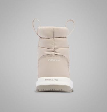 Youth Snowtrot Winter Boot, Color: Soft Taupe, Sea Salt, image 2