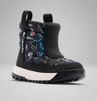 Kids' Snowtrot Snow Boot, Color: Black, Black Mountopia, image 3