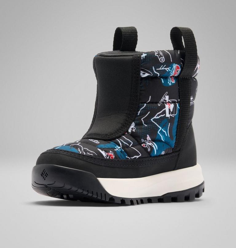 Kids' Snowtrot Snow Boot, Color: Black, Black Mountopia, image 7