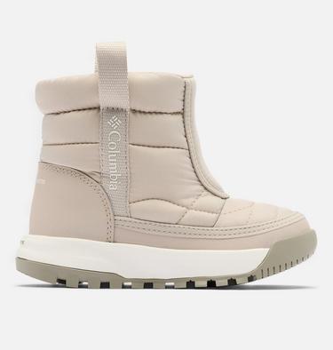 Kids' Snowtrot Snow Boot, Color: Soft Taupe, Sea Salt, image 5