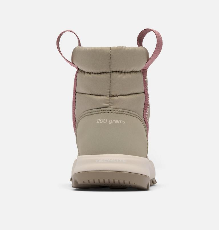 Little Kids' Powderbug Snowlite Strap Boot, Color: Grey Green, Fig, image 2