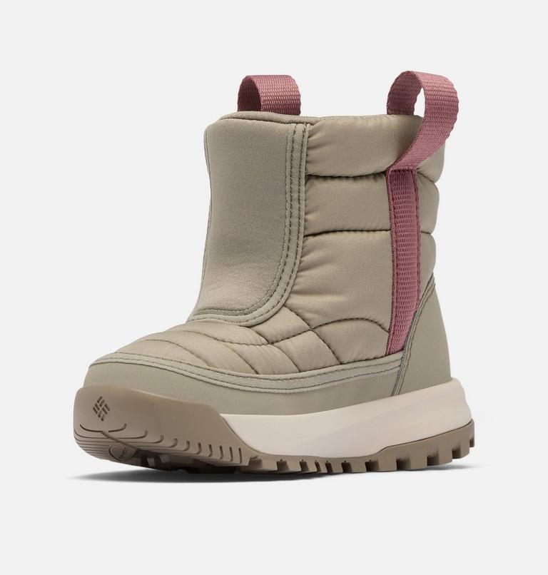 Little Kids' Powderbug Snowlite Strap Boot, Color: Grey Green, Fig, image 7
