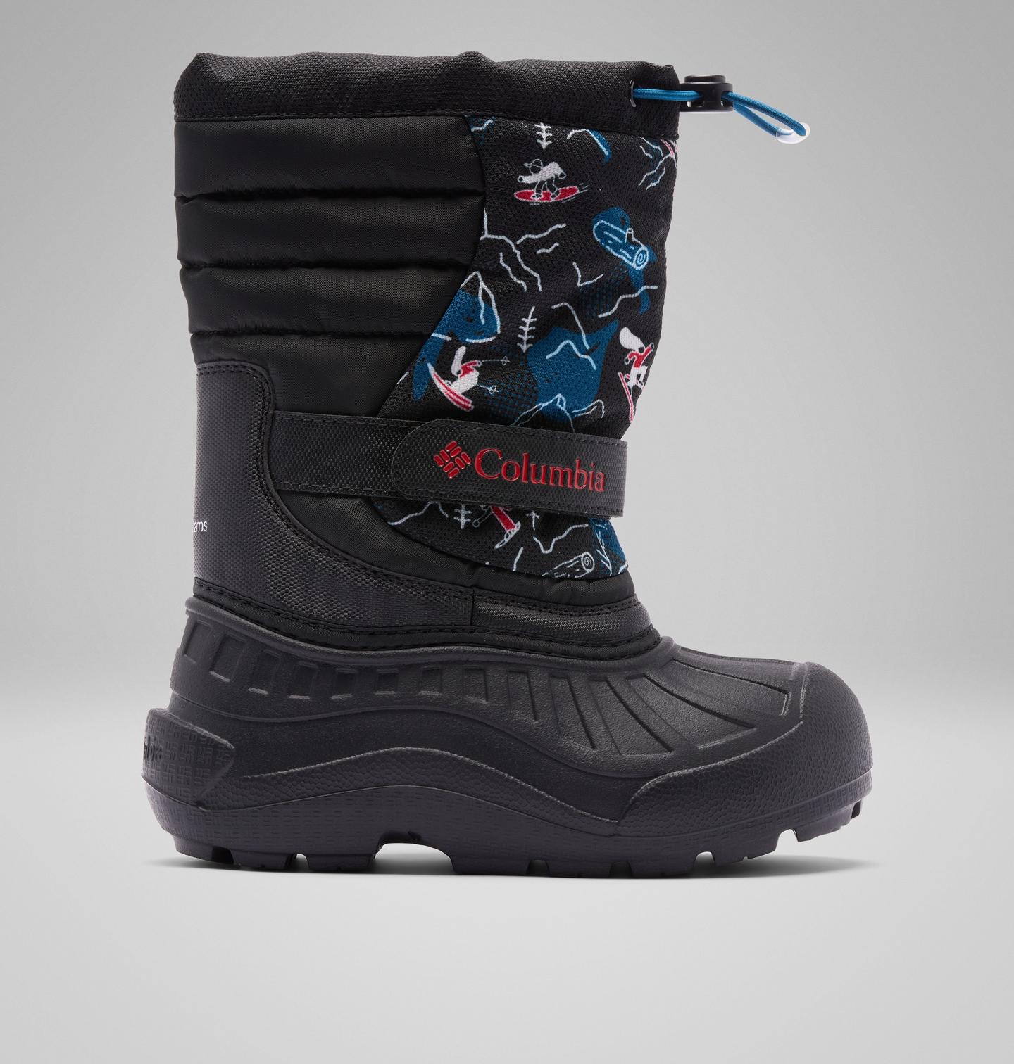 Детские ботинки Columbia Powderbug Snowlite Boot, цвет: Чёрный — фото 1