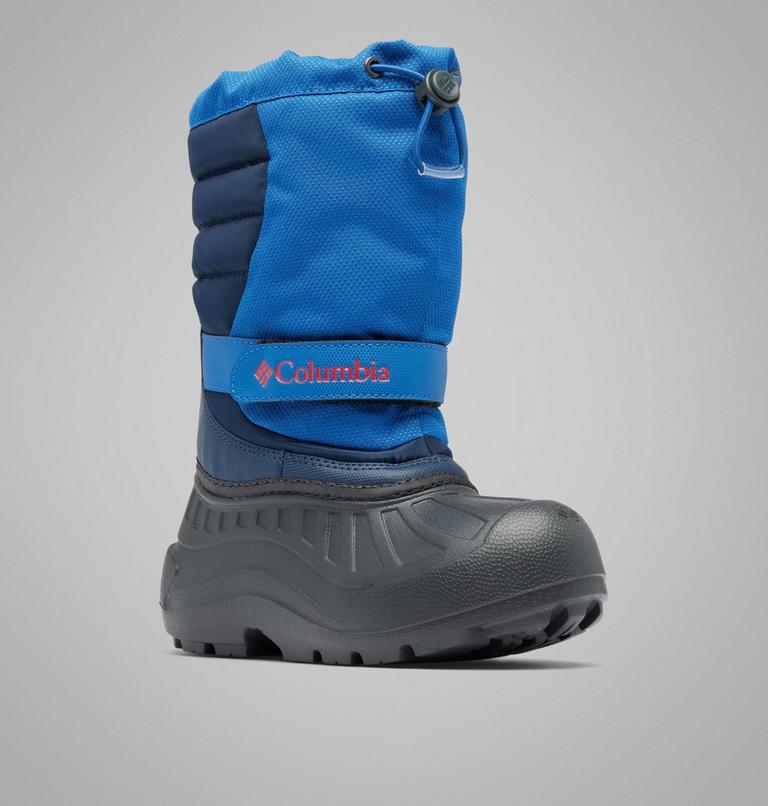 Kids' Powderbug Snowlite Boot, Color: Mountain Blue, Spicy, image 3