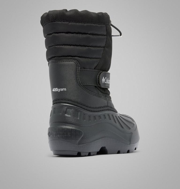 Little Kids' Powderbug Snowlite Boot, Color: Black, White, image 9