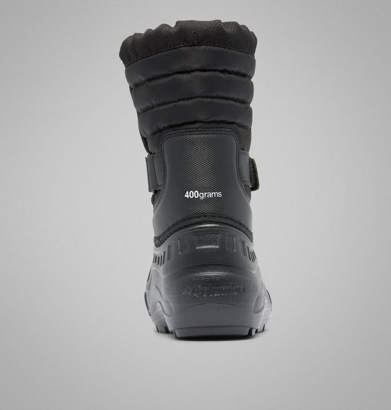 Little Kids' Powderbug Snowlite Boot, Color: Black, White, image 2