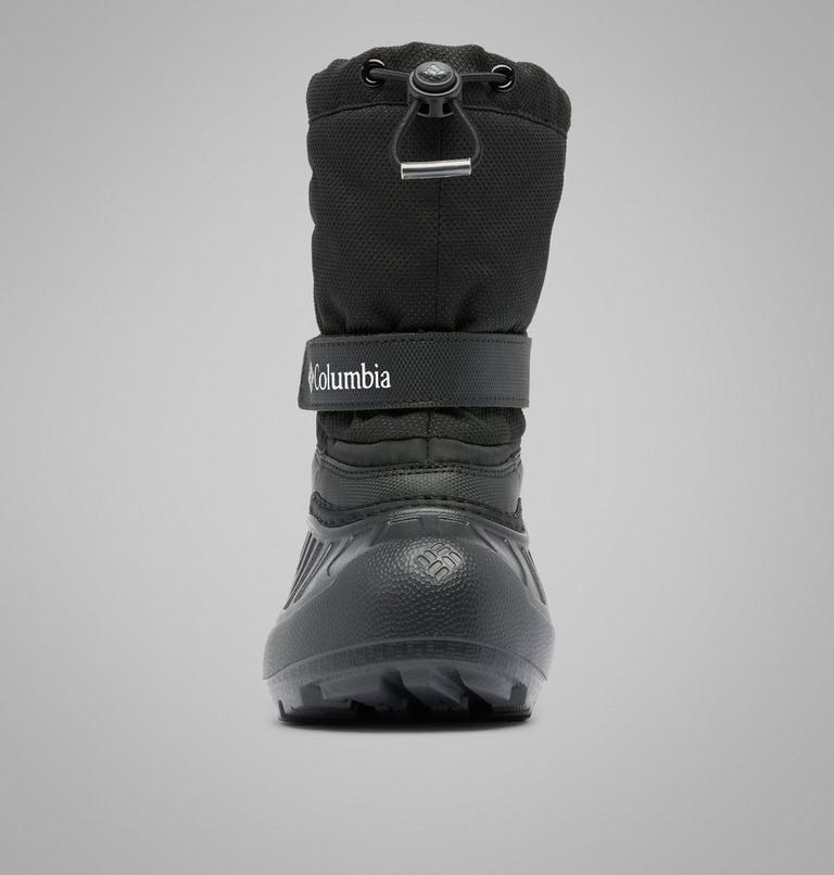 Little Kids' Powderbug Snowlite Boot, Color: Black, White, image 8