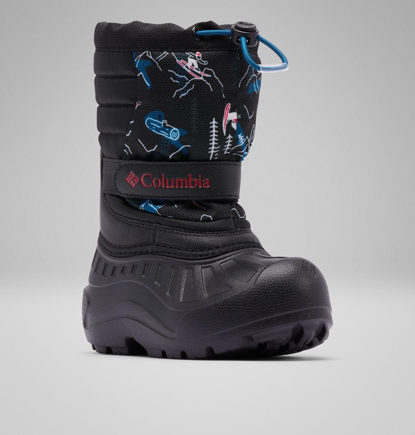 Детские ботинки Columbia Powderbug Snowlite Boot, цвет: Чёрный — фото 3