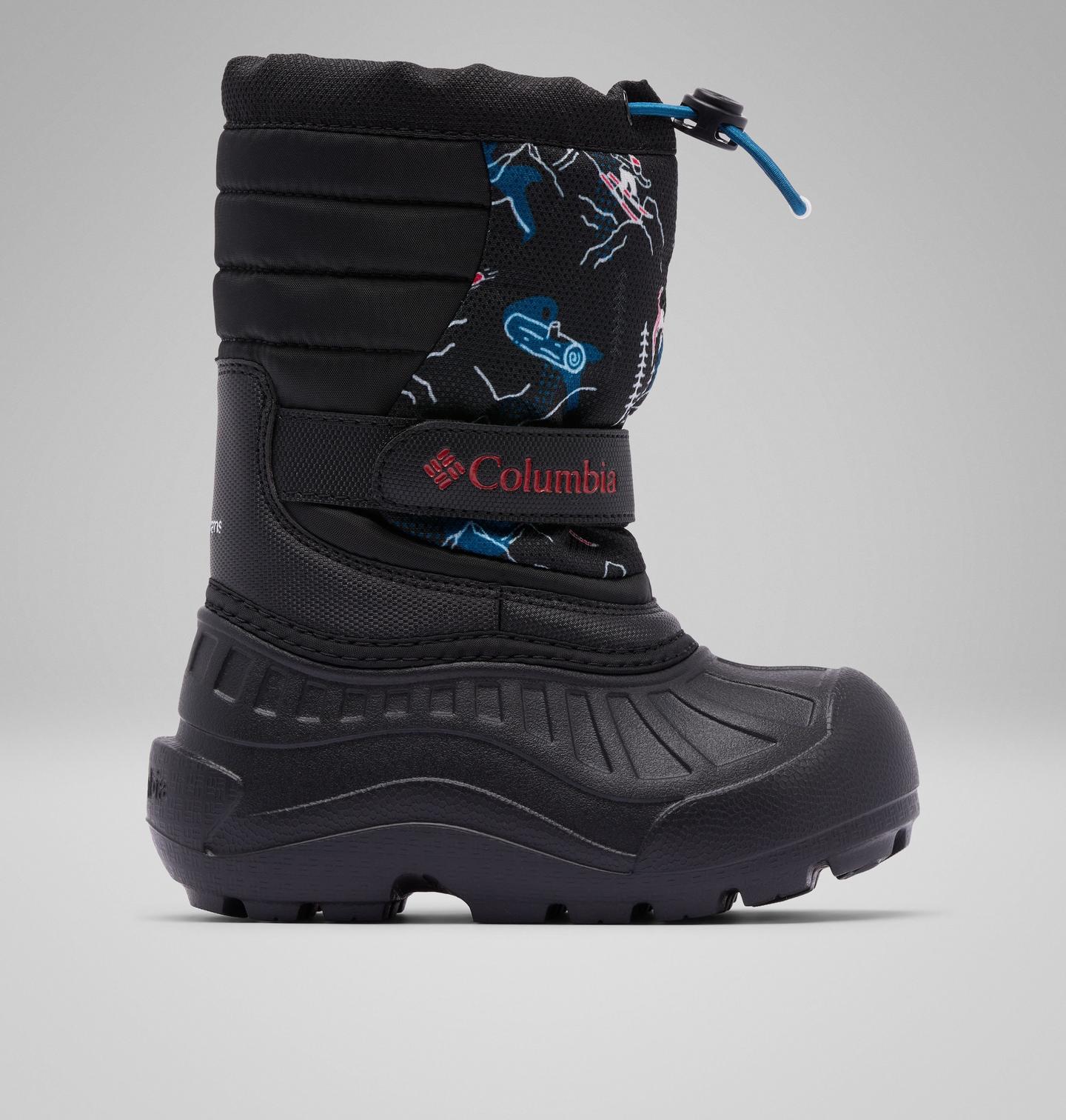 Детские ботинки Columbia Powderbug Snowlite Boot, цвет: Чёрный — фото 1