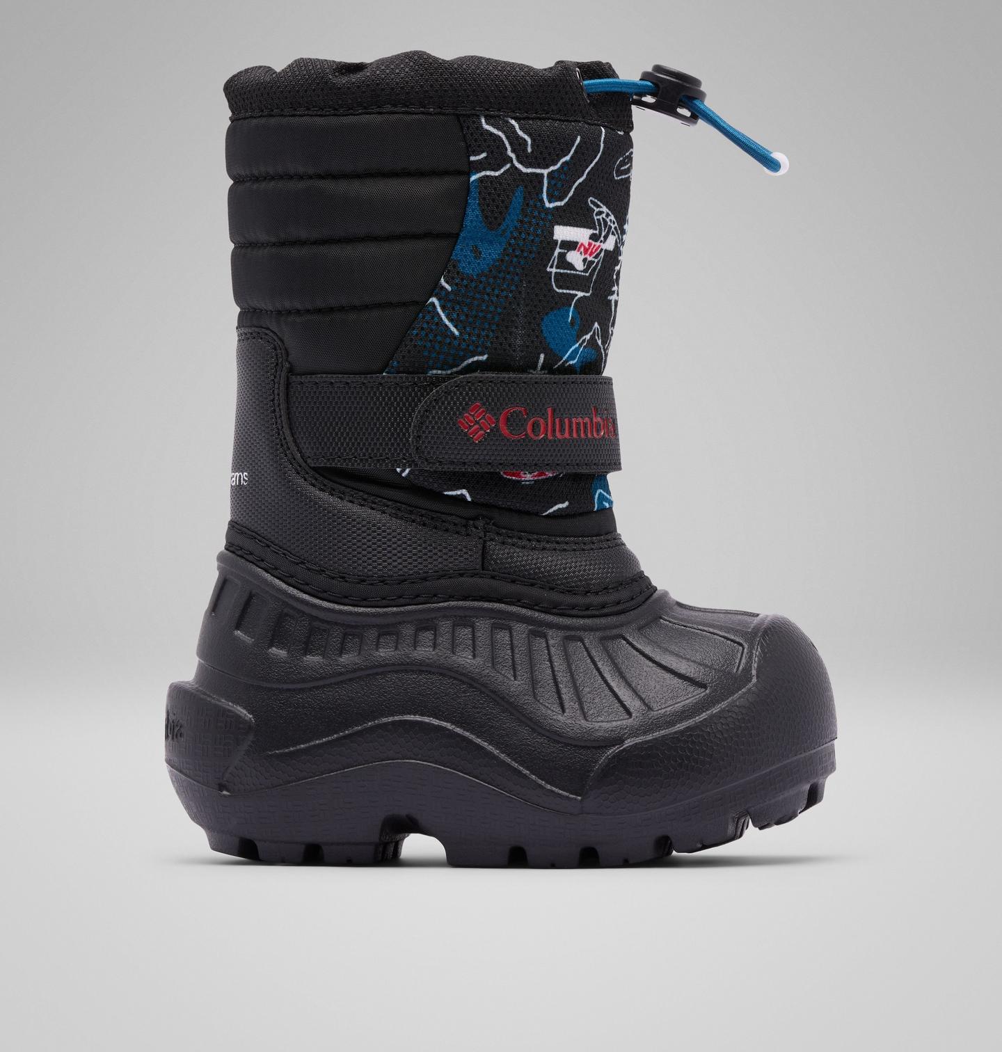 Ботинки Columbia Powderbug Snowlite Boot для малышей, цвет: Чёрный — фото 1