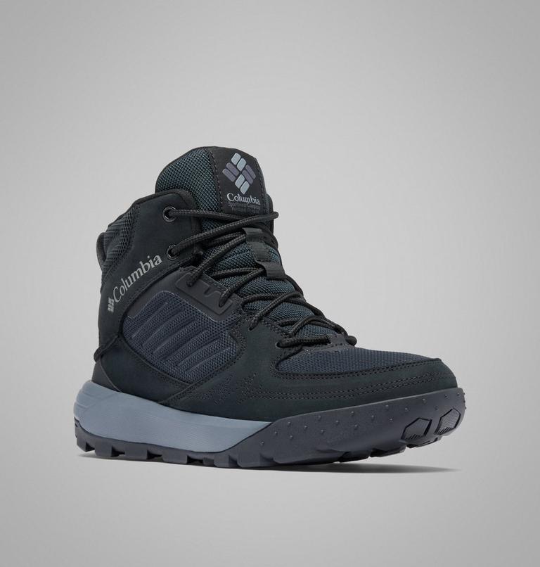 Men's Portlander Mid Omni-Heat Waterproof Shoe, Color: Black, Ti Grey Steel, image 3