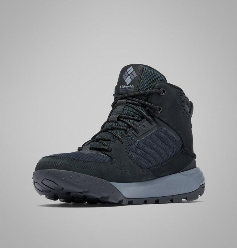 Men's Portlander Mid Omni-Heat Waterproof Shoe, Color: Black, Ti Grey Steel, image 7