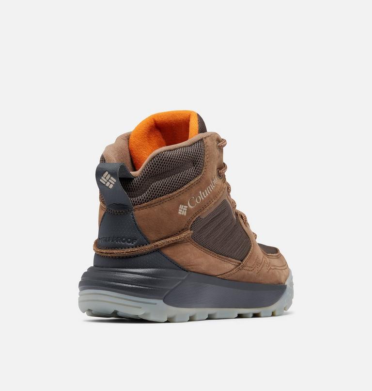 Men's Portlander Mid Omni-Heat Waterproof Shoe, Color: Bark, Desert Sun, image 9