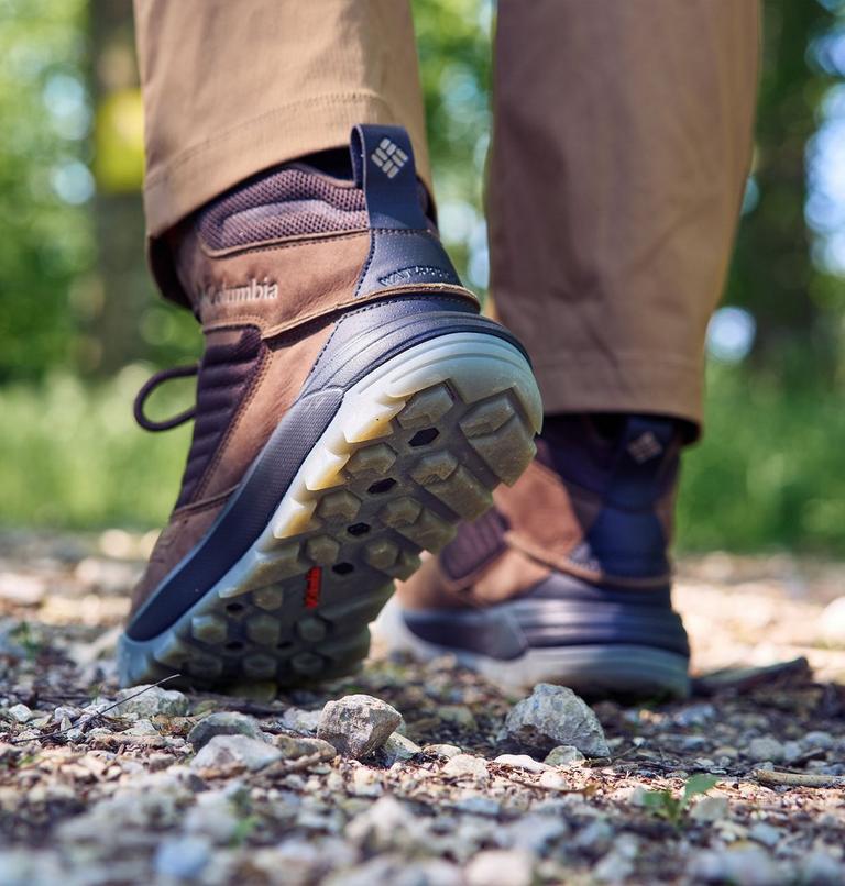 Men's Portlander Mid Omni-Heat Waterproof Shoe, Color: Bark, Desert Sun, image 11