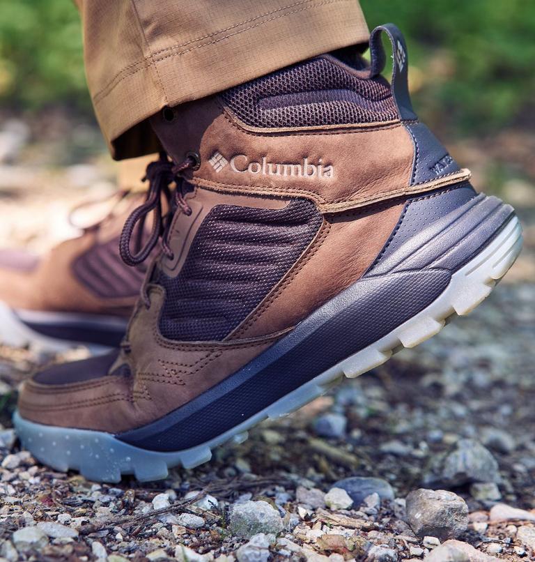 Men's Portlander Mid Omni-Heat Waterproof Shoe, Color: Bark, Desert Sun, image 12