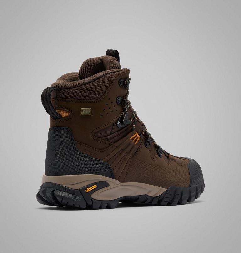 Men's GeoTerra OutDry Leather Hiking Boot, Color: Cordovan, Canyon Sun, image 9