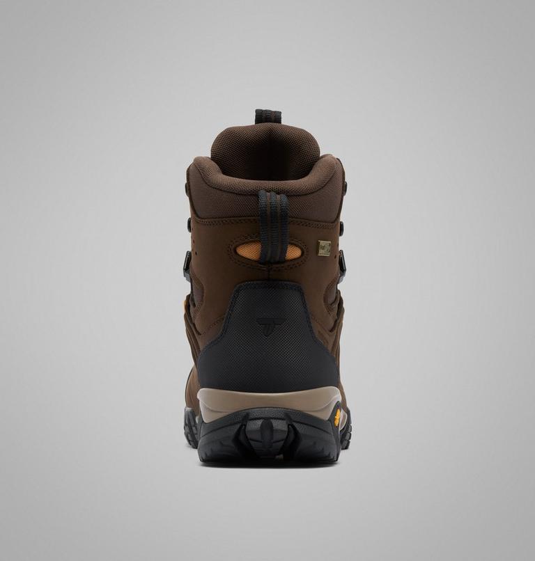 Men's GeoTerra OutDry Leather Hiking Boot, Color: Cordovan, Canyon Sun, image 2