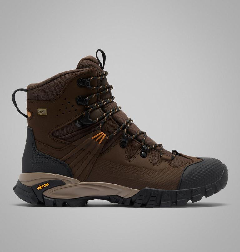 Men's GeoTerra OutDry Leather Hiking Boot, Color: Cordovan, Canyon Sun, image 1