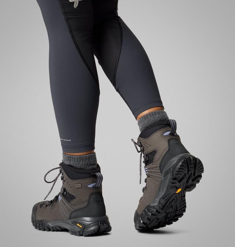 Women's GeoTerra OutDry Leather Hiking Boot, Color: Black, New Moon, image 10
