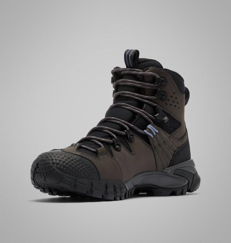 Women's GeoTerra OutDry Leather Hiking Boot, Color: Black, New Moon, image 7