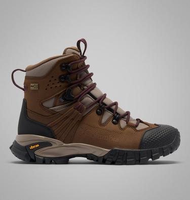 Women's GeoTerra OutDry Leather Hiking Boot, Color: Dark Brown, Moonvista, image 3