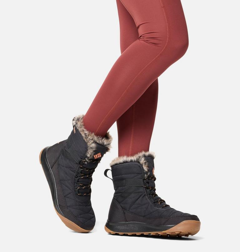 Botas de nieve impermeables Minx Shorty IV para mujer, Color: Black, Elk, image 11