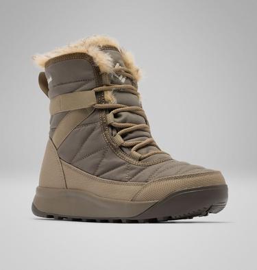 Women's Minx Shorty IV Waterproof Snow Boot, Color: Wet Sand, Khaki, image 3