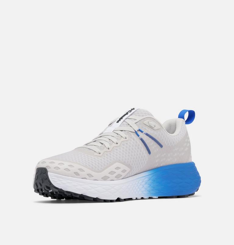 Men's Konos TRS OutDry Hiking Shoe, Color: Silver Grey, Vivid Blue, image 6