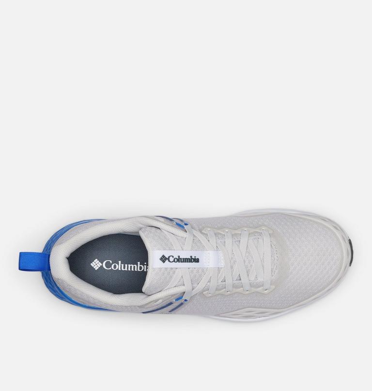 Men's Konos TRS OutDry Hiking Shoe, Color: Silver Grey, Vivid Blue, image 3