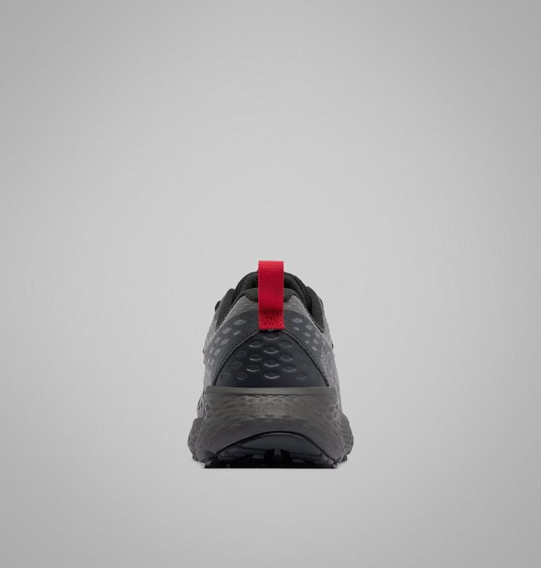 Men's Konos TRS Hiking Shoe, Color: Ti Grey Steel, Mountain Red, image 2