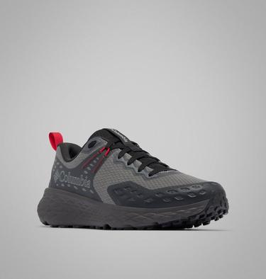 Men's Konos TRS Hiking Shoe, Color: Ti Grey Steel, Mountain Red, image 3