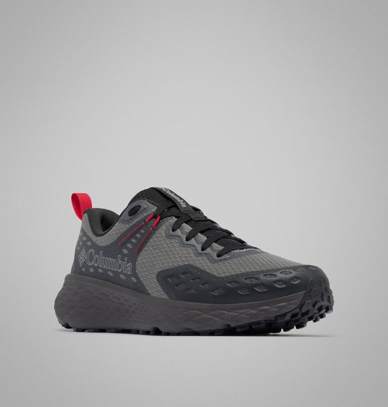 Men's Konos TRS Hiking Shoe, Color: Ti Grey Steel, Mountain Red, image 3