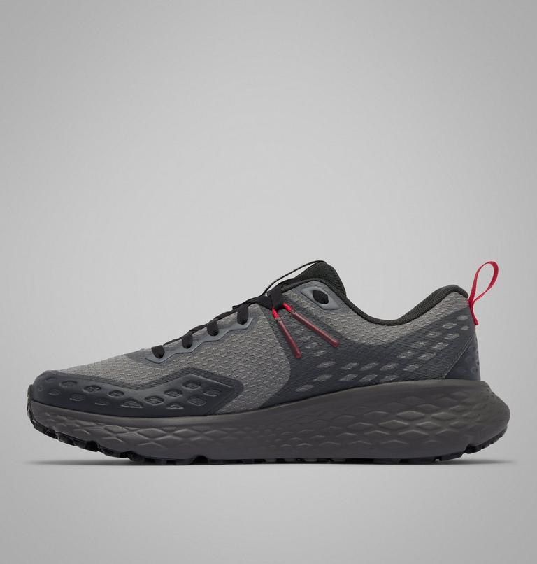 Men's Konos TRS Hiking Shoe, Color: Ti Grey Steel, Mountain Red, image 6