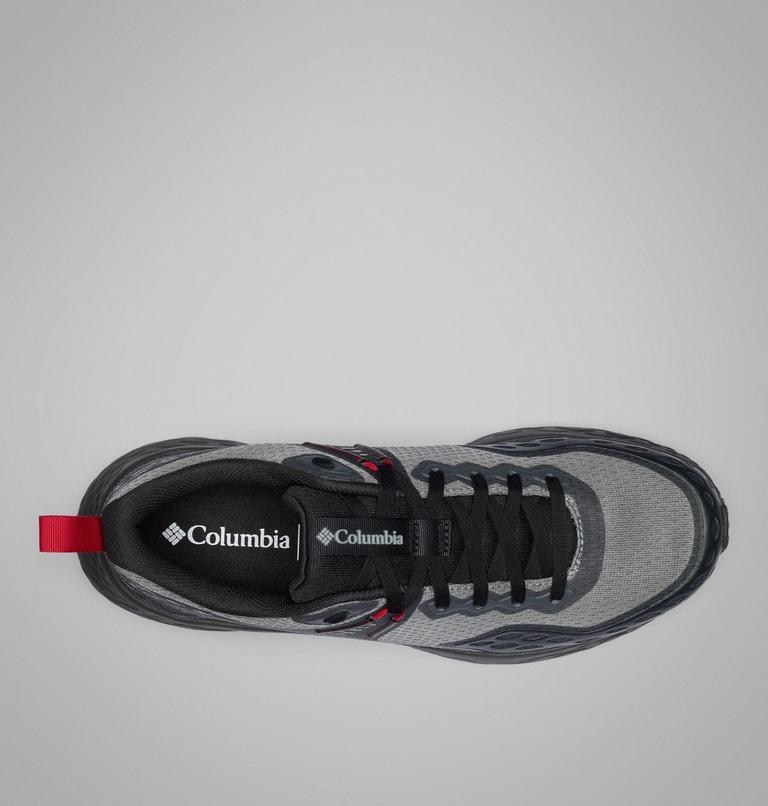 Men's Konos TRS Hiking Shoe, Color: Ti Grey Steel, Mountain Red, image 4