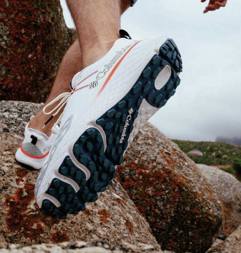 Men's Konos TRS Hiking Shoe, Color: White, Poppy Red, image 12