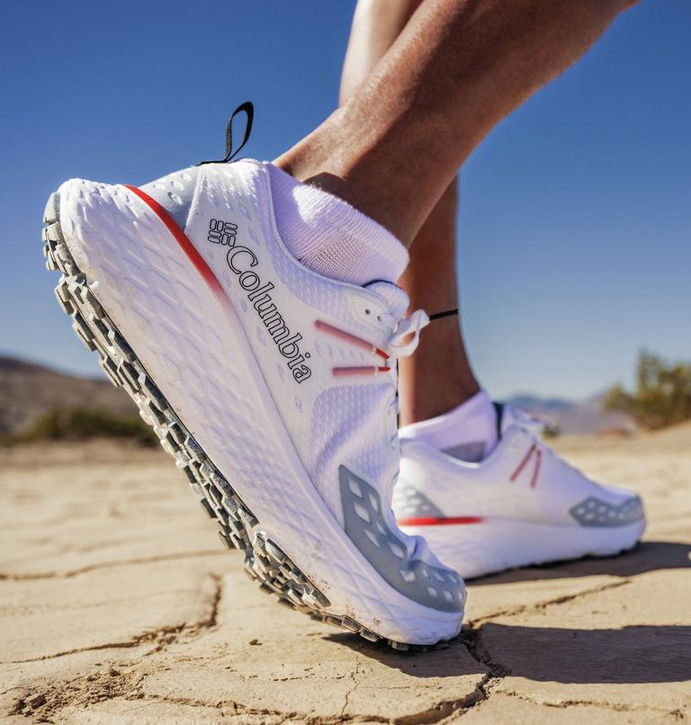 Men's Konos TRS Hiking Shoe, Color: White, Poppy Red, image 13