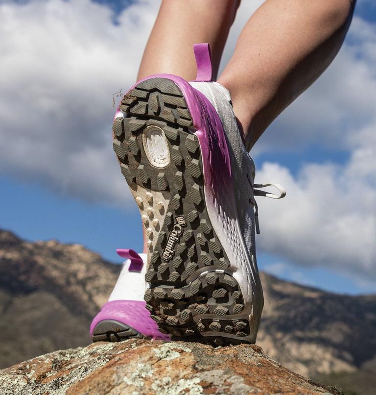 Zapatilla de senderismo Konos TRS OutDry para mujer, Color: White, Berry Patch, image 12