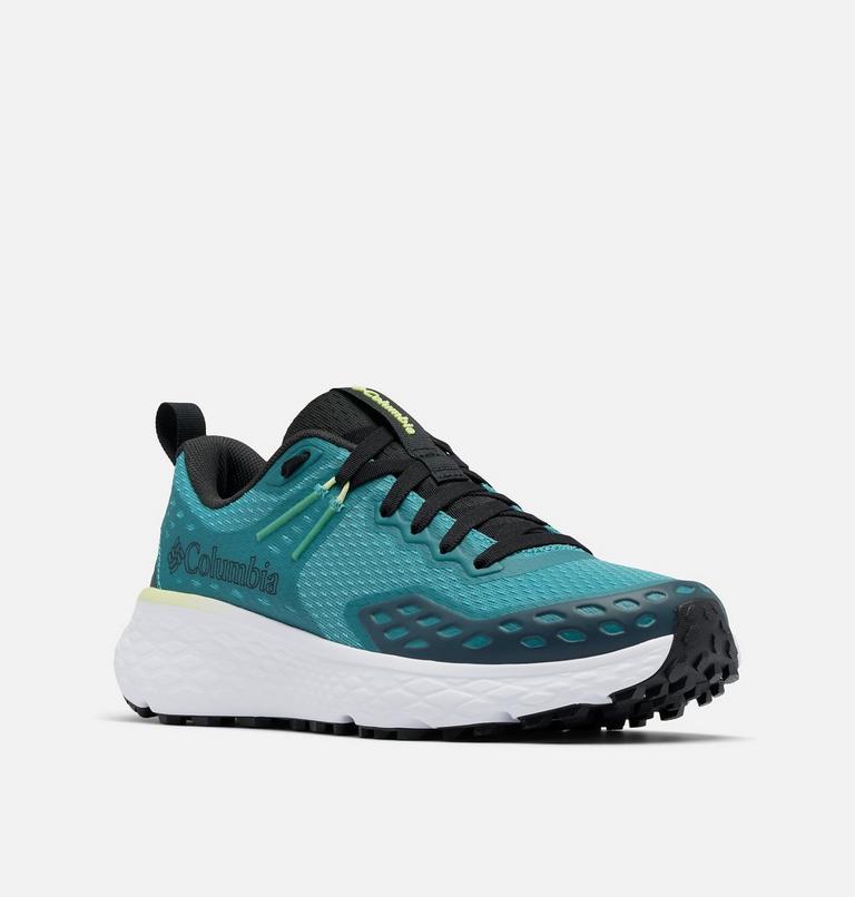 Women's Konos TRS Hiking Shoe, Color: Teal, Spring Yellow, image 3