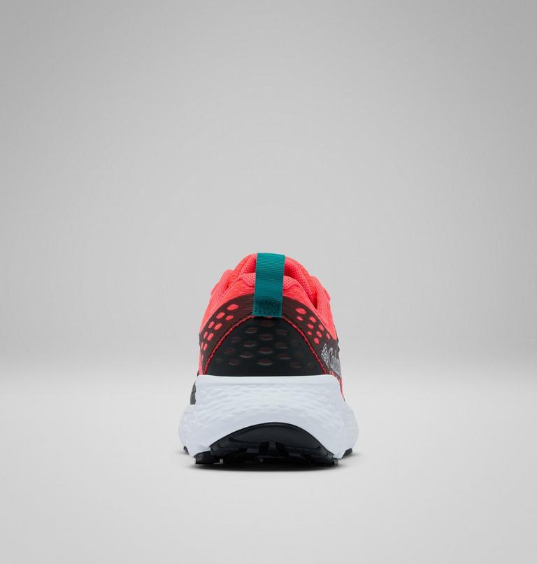 Women's Konos TRS Hiking Shoe, Color: Neon Sunrise, Teal Chloride, image 2