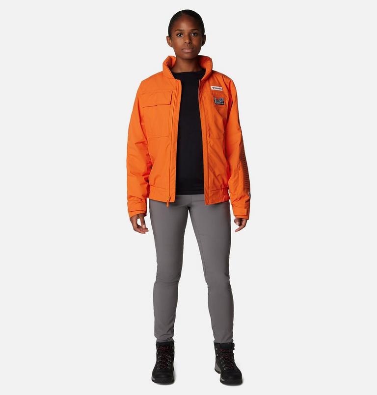 Unisex Skywalker Pilot Ski Jacket, Color: Heatwave, image 12