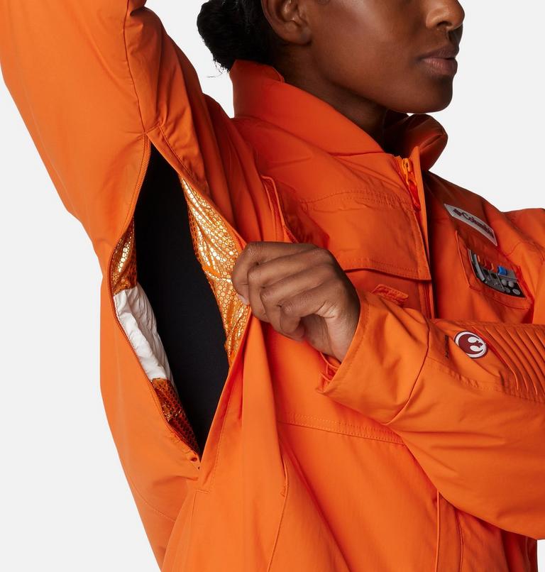 Unisex Skywalker Pilot Ski Jacket, Color: Heatwave, image 8