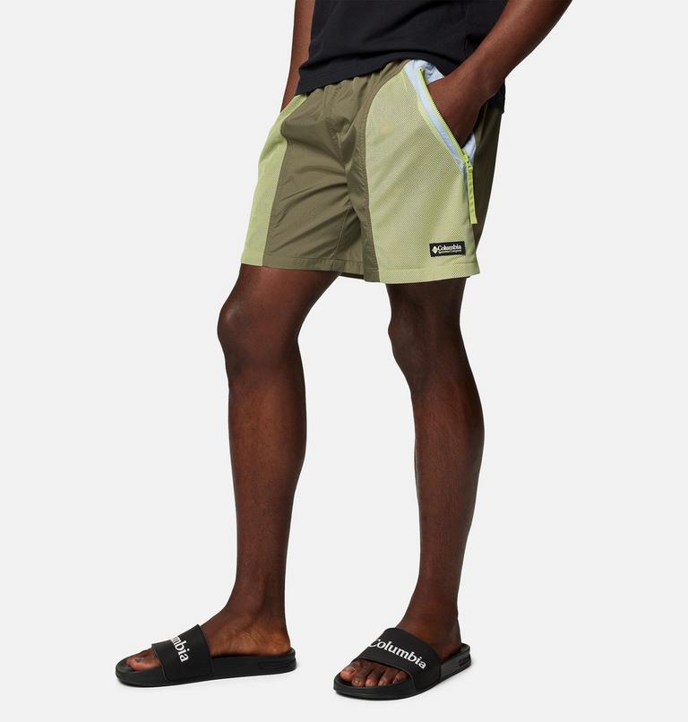 Men's Riptide II Shorts, Color: Stone Green, Whisper, Napa Green, image 3