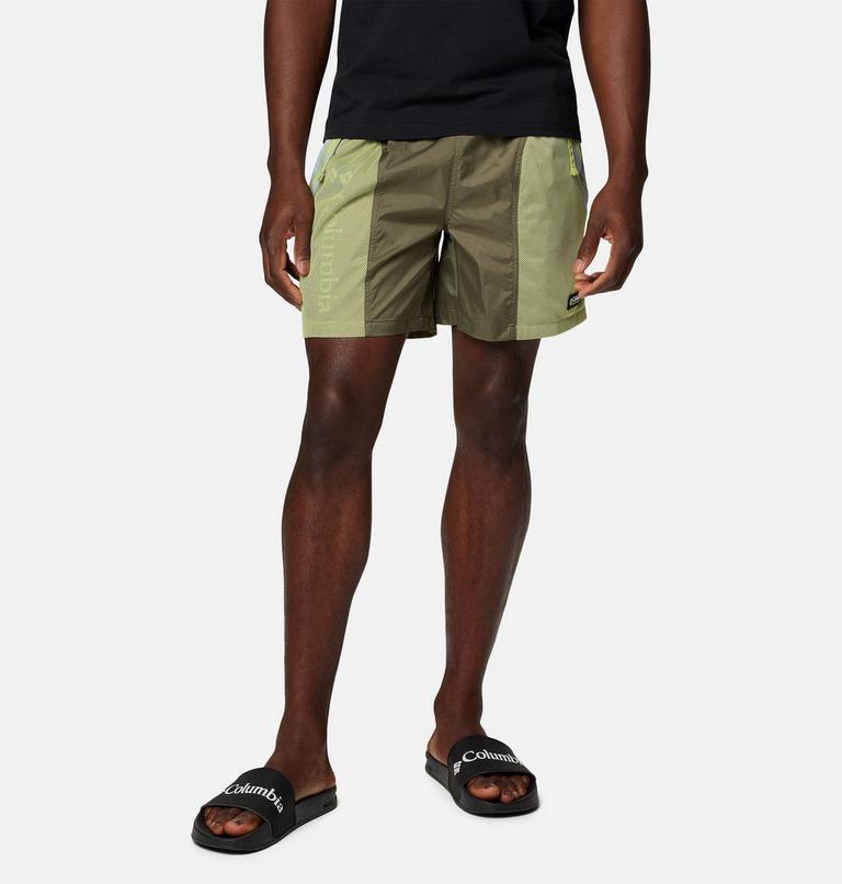 Men's Riptide II Shorts, Color: Stone Green, Whisper, Napa Green, image 1