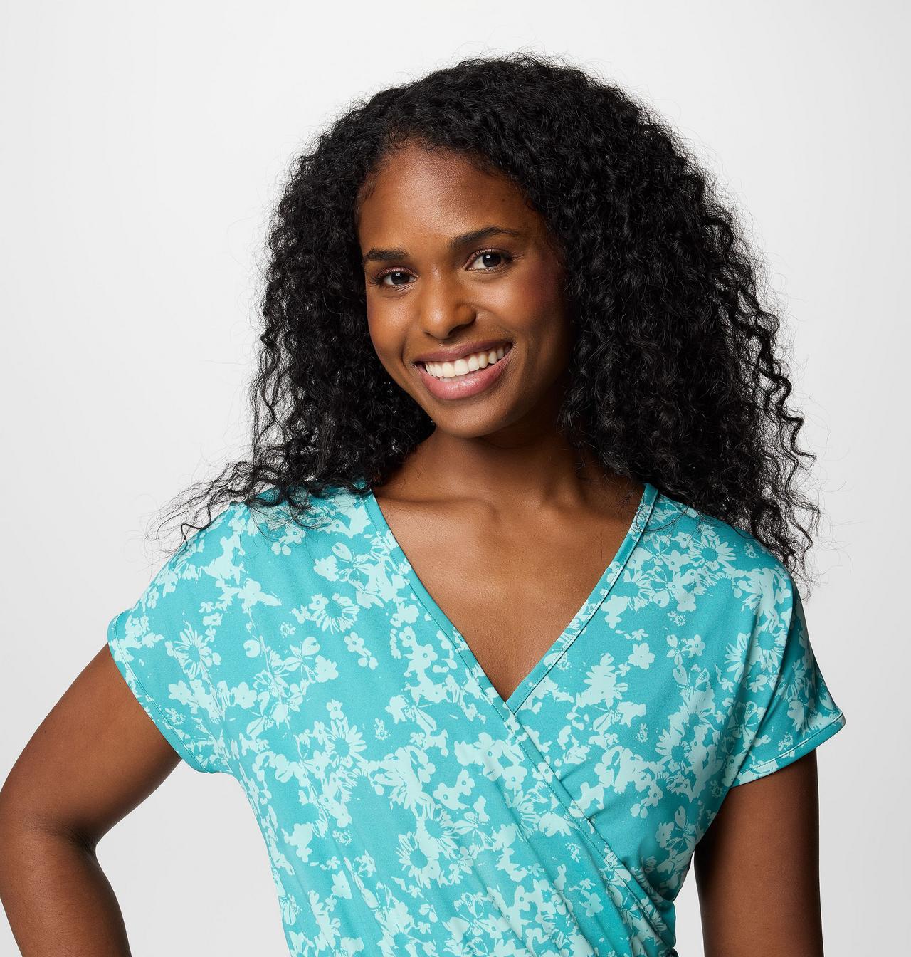 Women's Chill River™ Print Wrap Dress | 330 | XXL 4