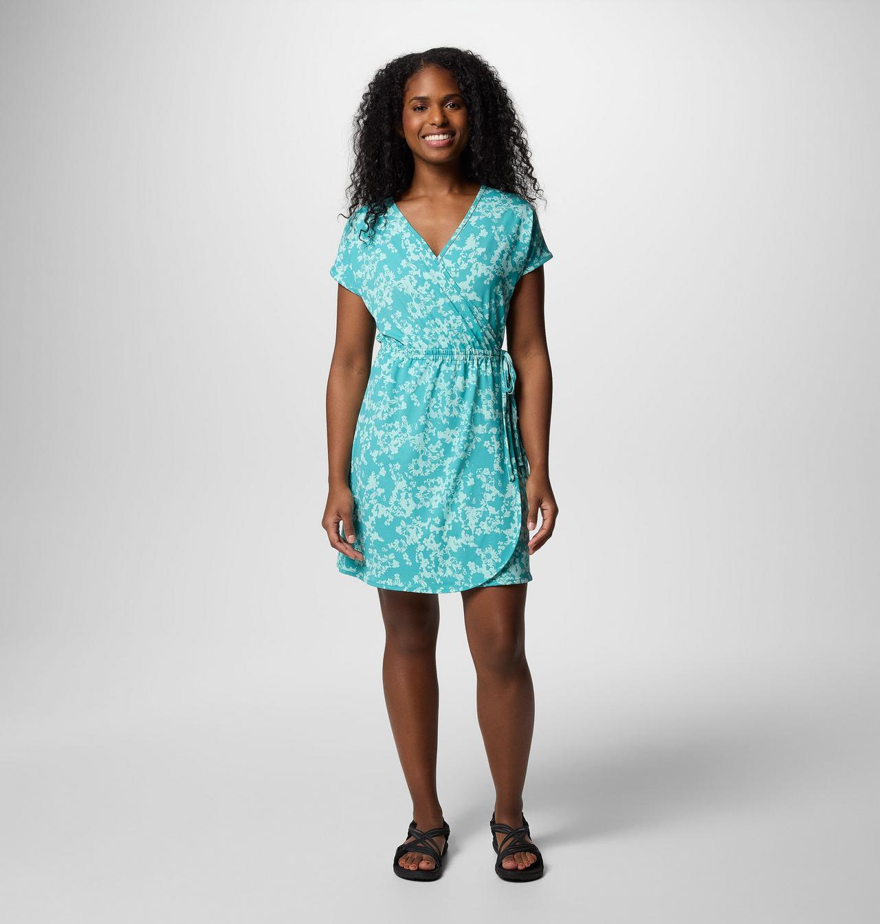 Women's Chill River™ Print Wrap Dress | 330 | XXL 1