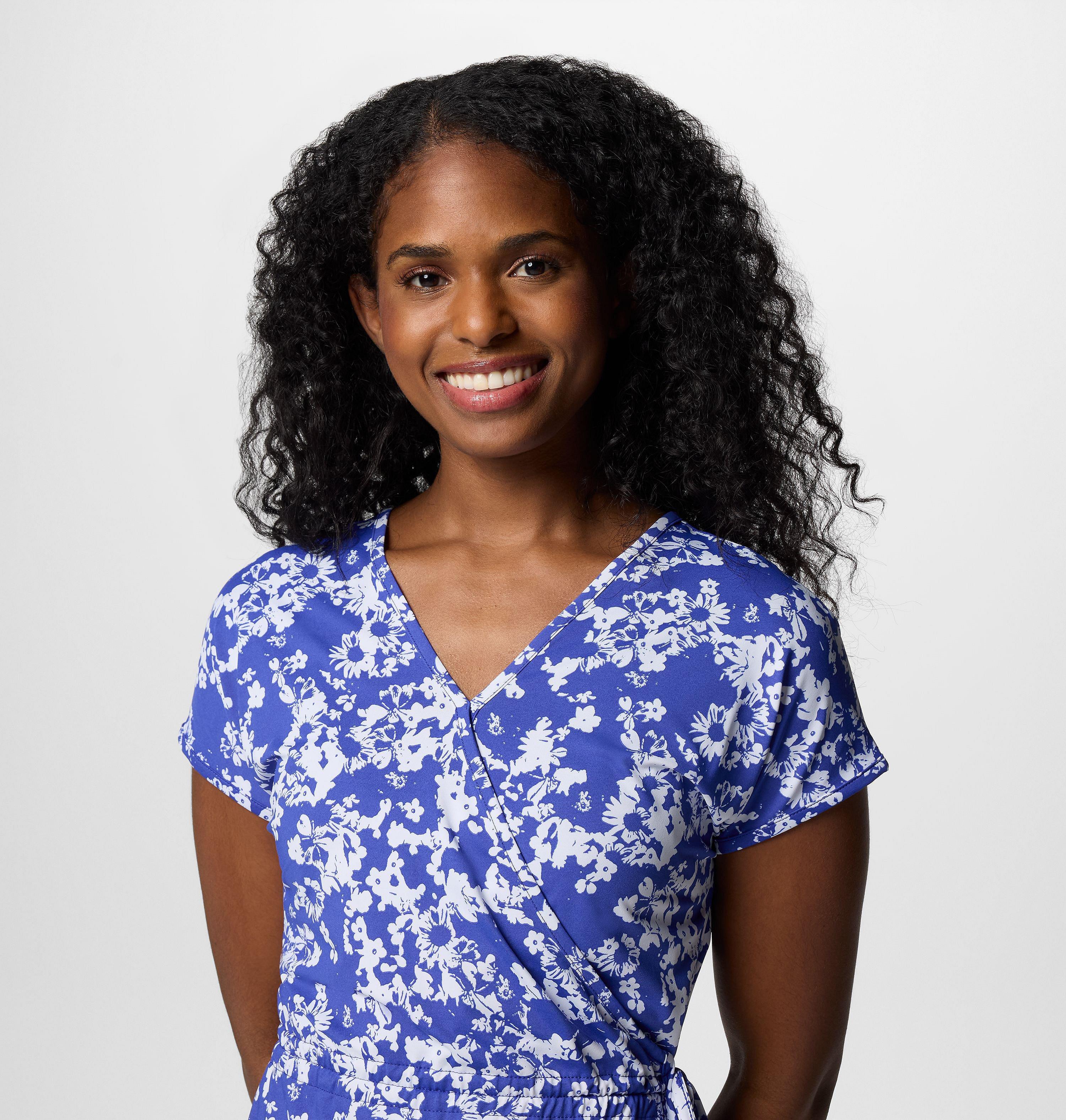 Women's Chill River Print Wrap Dress 4