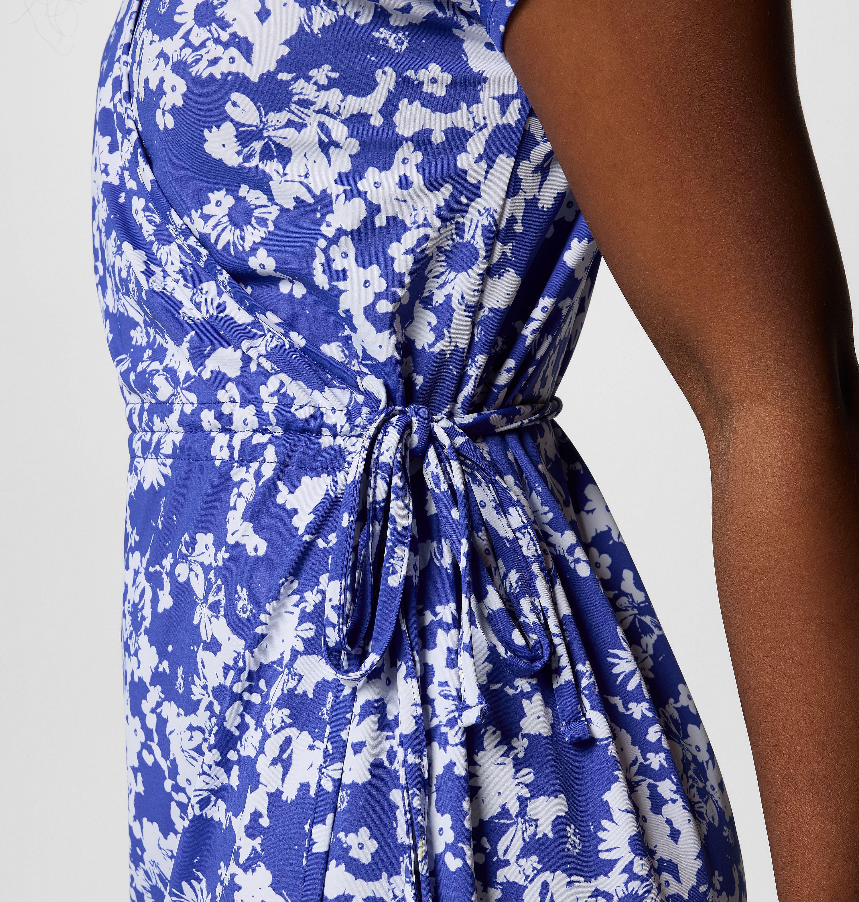 Women's Chill River Print Wrap Dress 5