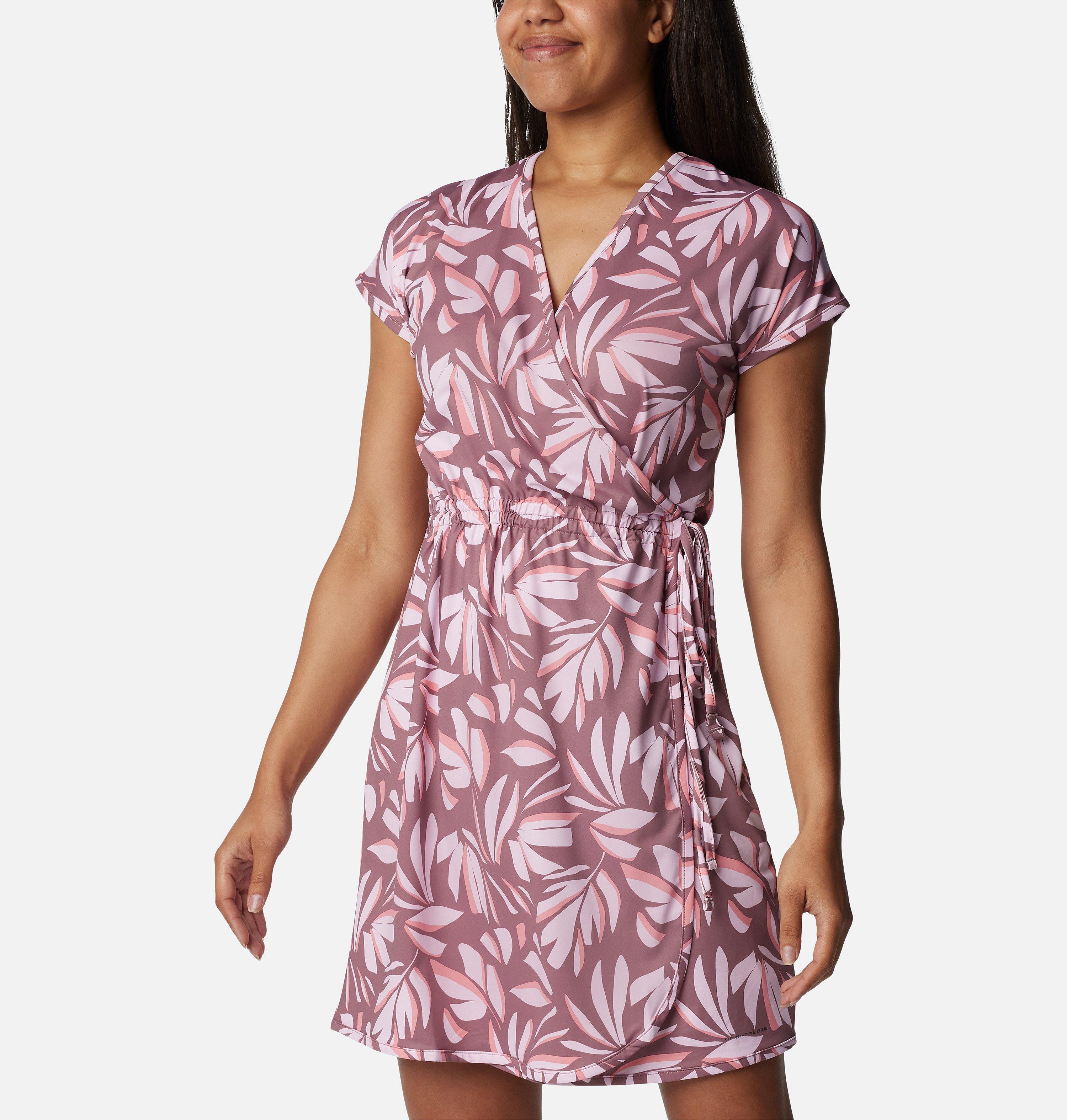 Women's Chill River Print Wrap Dress 6