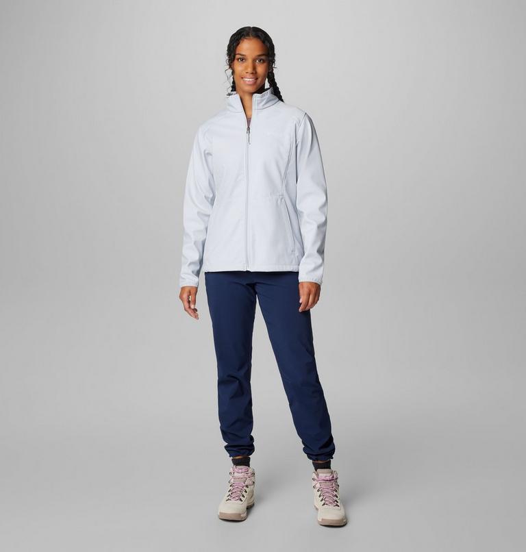 Women's Kruser Ridge III Softshell Jacket, Color: Cirrus Grey, image 3