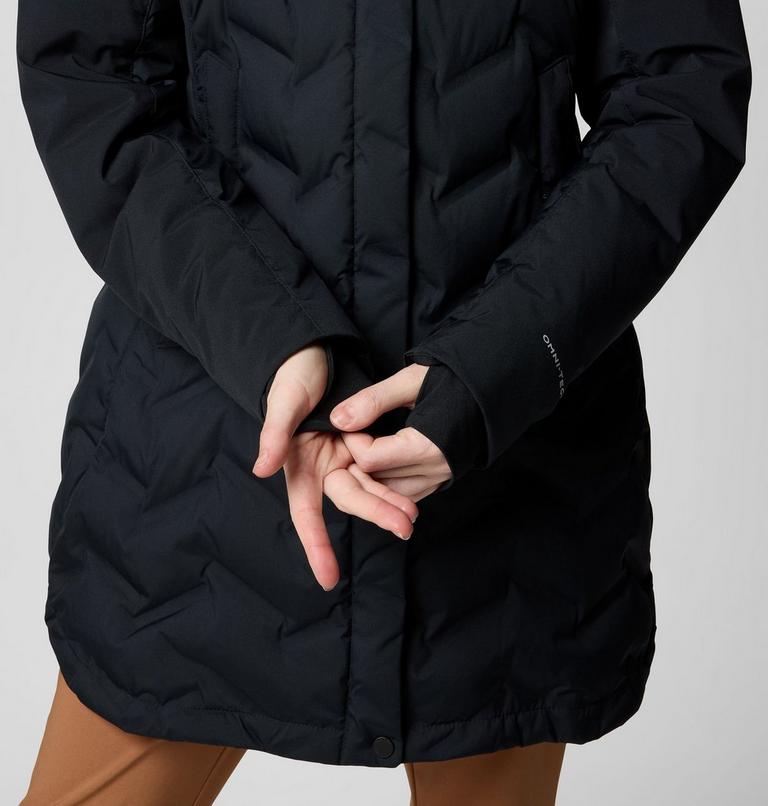 Women's Mountain Croo III Waterproof Hooded Mid Down Jacket, Color: Black, image 6